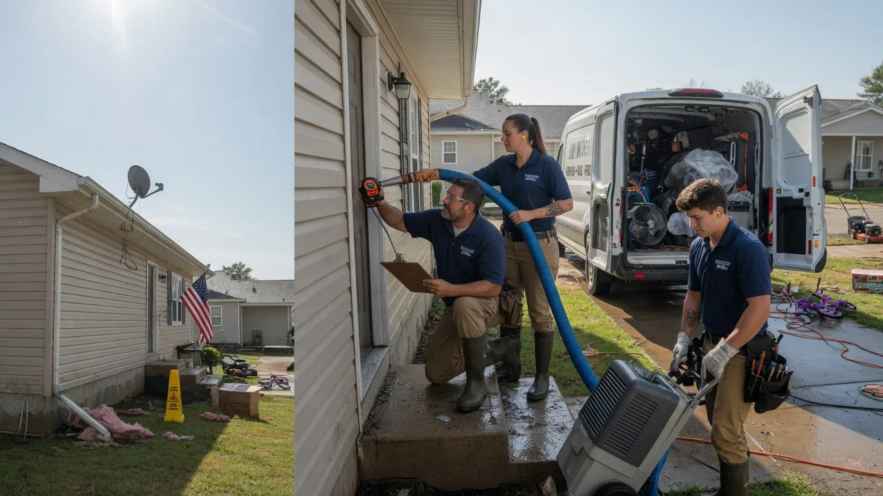 Ceiling Water Damage Restoration in Auburn, NE near me